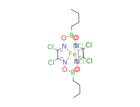 [tris(μ-1,2-dichloro-1,2-ethanedionedioximato-O:O')di-n-butyldiboronato-2]-N-N1,N2,N3,N4,N5-iron(II)