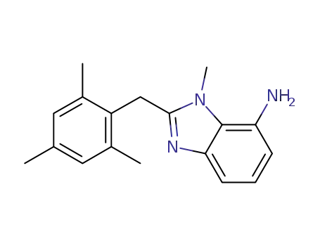 2-(mesitylmethyl)-1-methyl-1H-benzimidazol-7-amine