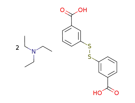 triethylammonium hemi(3,3'-disulfanediyldibenzoate)