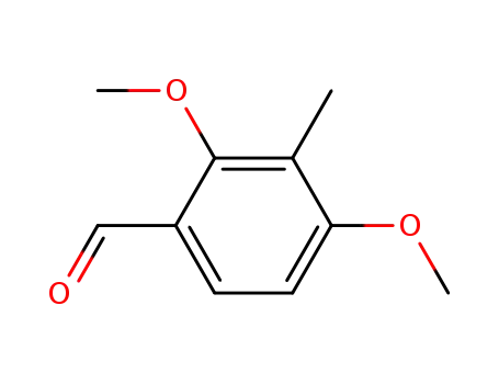 Molecular Structure of 7149-92-0 (2,4-DIMETHOXY-3-METHYLBENZALDEHYDE)