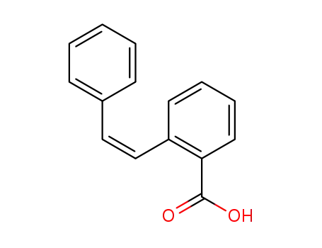Molecular Structure of 66374-10-5 (2-[(Z)-2-phenylethenyl]benzoic acid)