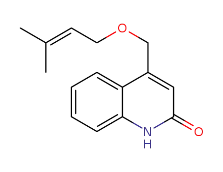 4-{[(3-methyl-2-buten-1-yl)oxy]methyl}quinol-2(1H)-one