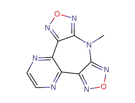 8-methyl-8H-bis[1,2,5]oxadiazolo[3,4-b:3',4'-f]pyrazino[2,3-d]azepine