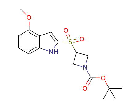 tert-butyl 3-((4-methoxy-1H-indol-2-yl)sulfonyl)azetidine-1-carboxylate