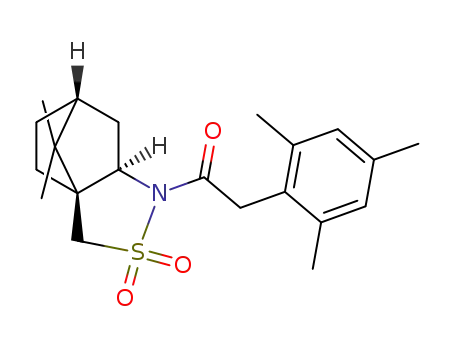 1-((3aS,6R,7aR)-8,8-dimethyl-2,2-dioxidohexahydro-1H-3a,6-methanobenzo[c]isothiazol-1-yl)-2-mesitylethanone