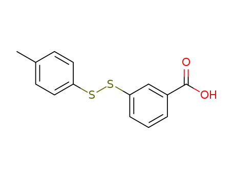 3-p-tolyldisulfanyl-benzoic acid