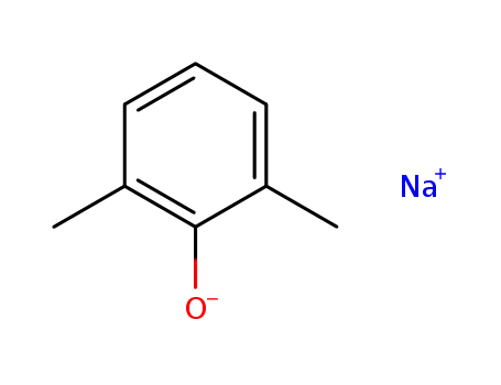 Molecular Structure of 16081-16-6 (Phenol, 2,6-dimethyl-, sodium salt)