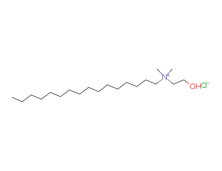 Molecular Structure of 24625-03-4 (hexadecyl(2-hydroxyethyl)dimethylammonium chloride)