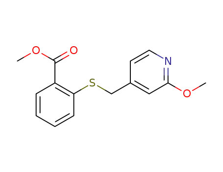methyl 2-(((2-methoxypyridin-4-yl)methyl)thio)benzoate