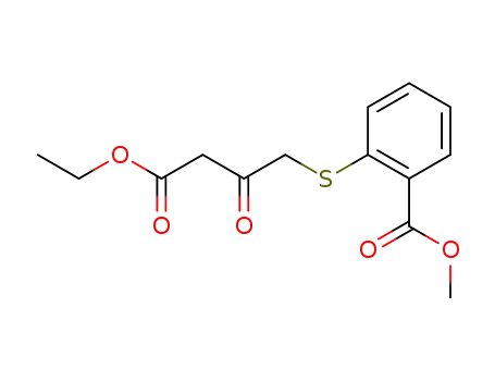 ethyl 4-<(2-methoxycarbonylphenyl)thio>-3-oxobutanoate
