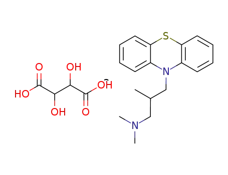 Molecular Structure of 4330-99-8 (Trimeprazine tartrate )