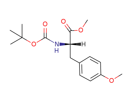 Molecular Structure of 94790-24-6 (oc-O-Methyl-L-TyrosineMethylEster)
