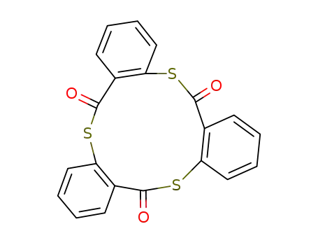 Molecular Structure of 39264-06-7 (6H,12H,18H-Tribenzo[b,f,j][1,5,9]trithiacyclododecin- 6,12,18-trione )