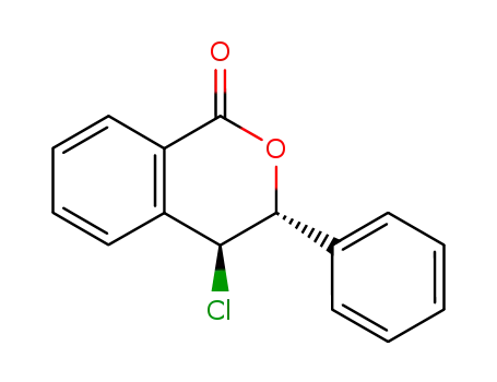 (+/−)-trans-4-chloro-3-phenylisochroman-1-one