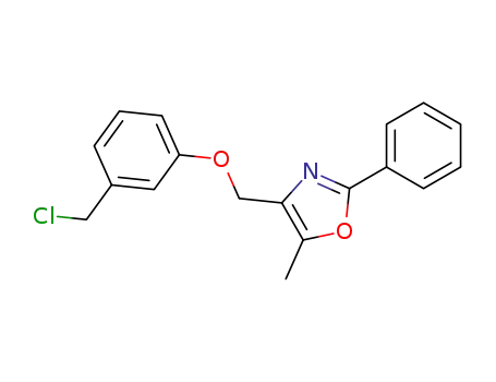 4-{[3-(chloromethyl)phenoxy]methyl}-5-methyl-2-phenyl-1,3-oxazole