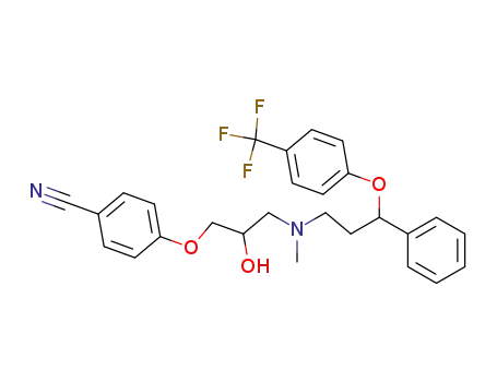 4-(2-hydroxy-3-{methyl-[3-phenyl-3-(4-trifluoromethyl-phenoxy)-propyl]-amino}-propoxy)-benzonitrile