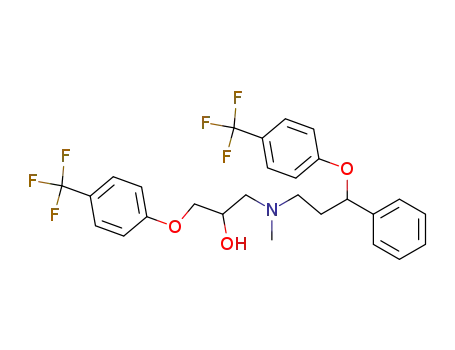1-{methyl-[3-phenyl-3-(4-trifluoromethyl-phenoxy)-propyl]-amino}-3-(4-trifluoromethyl-phenoxy)-propan-2-ol
