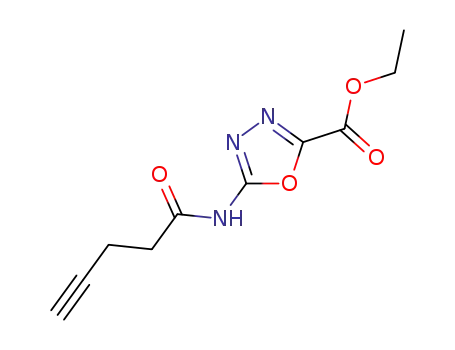 ethyl 5-[(pent-4-ynoyl)amino]-1,3,4-oxadiazole-2-carboxylate