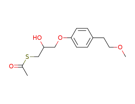thioacetic acid S-{2-hydroxy-3-[4-(2-methoxy-ethyl)-phenoxy]-propyl} ester