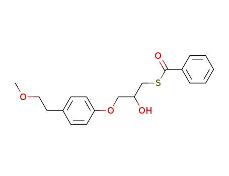 thiobenzoic acid S-{2-hydroxy-3-[4-(2-methoxy-ethyl)-phenoxy]-propyl} ester