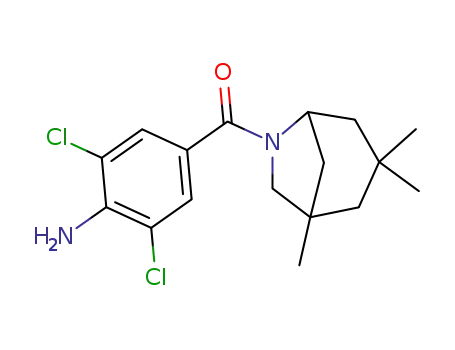 (4-amino-3,5-dichloro-phenyl)-(1,3,3-trimethyl-6-aza-bicyclo[3.2.1]oct-6-yl)-methanone