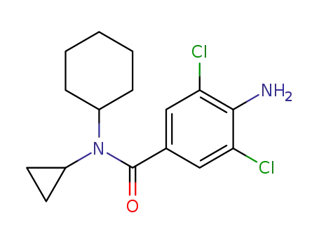 4-amino-3,5-dichloro-N-cyclohexyl-N-cyclopropyl-benzamide
