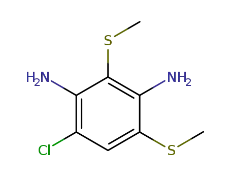 2,4-diamino-3,5-dimethylsulphanylchlorobenzene