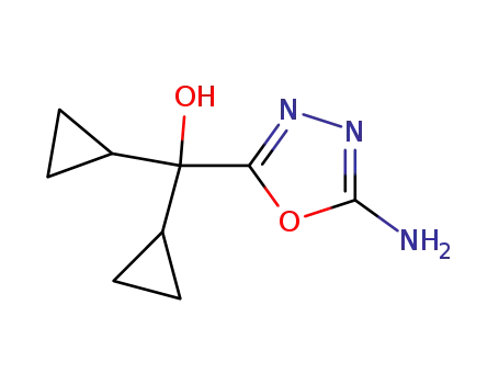 (5-amino-1,3,4-oxadiazol-2-yl)(dicyclopropyl)methanol