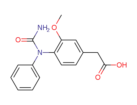 3-methoxy-4-phenylureidophenylacetic acid