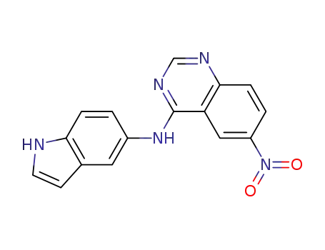 N-(1H-indol-5-yl)-6-nitroquinazolin-4-amine