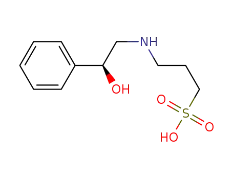 3-{[(2S)-2-hydroxy-2-phenylethyl]amino}-2-propanesulfonic acid