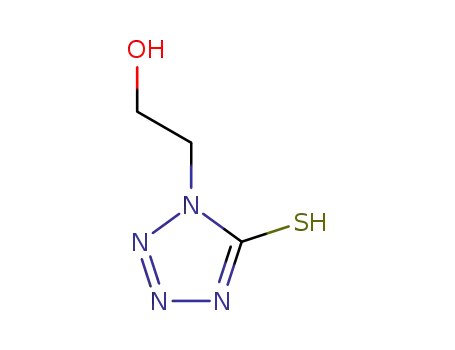 Molecular Structure of 56610-81-2 (2-(5-Mercaptotetrazole-1-yl)ethanol)