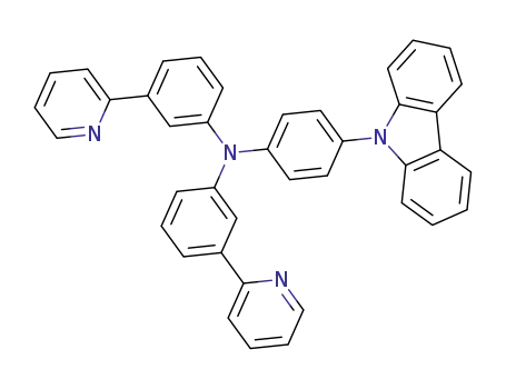 N,N-bis[3-(pyridin-2-yl)phenyl]4-(9H-carbazole-9-yl)aniline