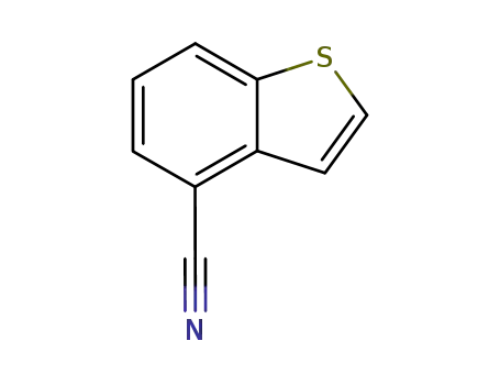 Molecular Structure of 17347-34-1 (Benzo[b]thiophene-4-carbonitrile)