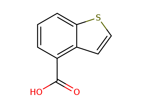 Molecular Structure of 10134-95-9 (BENZOTHIOPHENE-4-CARBOXYLIC ACID)
