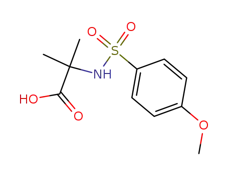 2-(4-methoxybenzenesulfonylamino)-2-methylpropionic acid