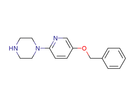 Molecular Structure of 823197-35-9 (Piperazine, 1-[5-(phenylmethoxy)-2-pyridinyl]-)