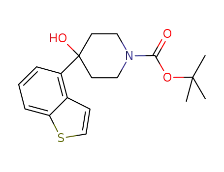1-(tert-butoxycarbonyl)-4-hydroxy-4-(benzothien-4-yl)piperidine