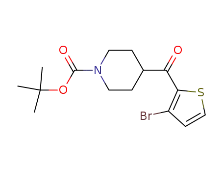 4-(3-Bromo-thiophene-2-carbonyl)-piperidine-1-carboxylic acid tert-butyl ester