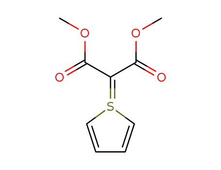Molecular Structure of 63196-84-9 (Thiophenium, 2-methoxy-1- (methoxycarbonyl)-2-oxoethylide)
