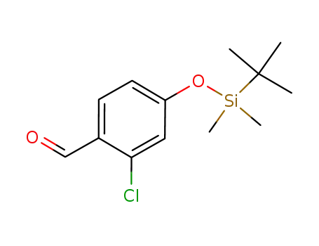 4-{[tert-butyl(dimethyl)silyl]oxy}-2-chlorobenzaldehyde