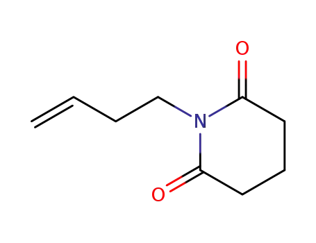 Molecular Structure of 67310-69-4 (2,6-Piperidinedione, 1-(3-butenyl)-)