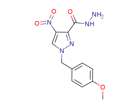 1-(4-methoxy-benzyl)-4-nitro-1H-pyrazole-3-carboxylic acid hydrazide