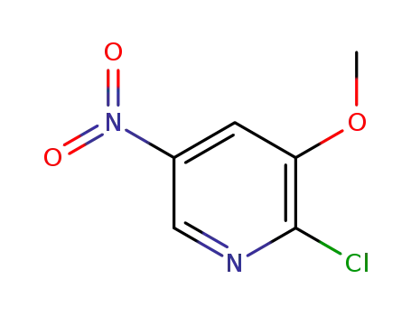 Molecular Structure of 75711-00-1 (2-Chloro-3-methoxy-5-nitropyridine)