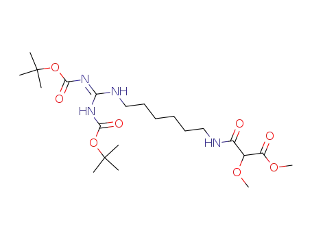 1-(1,1-Dimethylethyl) 14-methyl 3-[[(1,1-dimethylethoxy)carbonyl]amino]-13-methoxy-12-oxo-2,4,11-triazatetradec-2-enedioate