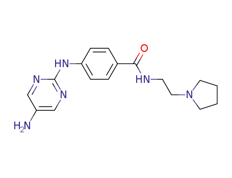 4-(5-amino-pyrimidin-2-ylamino)-N-(2-pyrrolidin-1-yl-ethyl)-benzamide