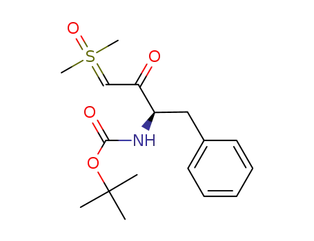 (R)-dimethylsulfoxonium 2-oxo-3-(tert-butoxycarbonylamino)-4-phenylbutylide
