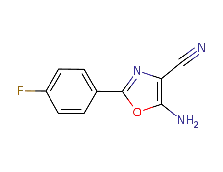 5-amino-2-(4-fluorophenyl)oxazole-4-carbonitrile