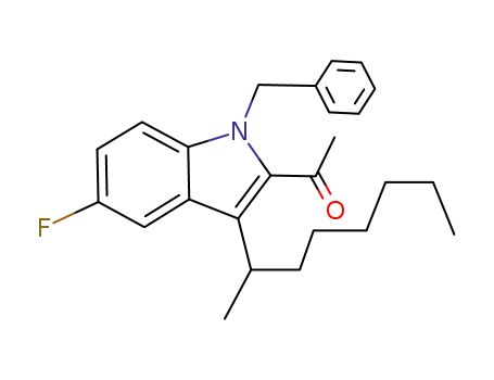 1-[1-benzyl-5-fluoro-3-(1-methylheptyl)-1H-indol-2-yl]ethanone