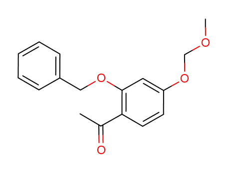 2-benzyloxy-4-methoxymethylenoxyacetophenone